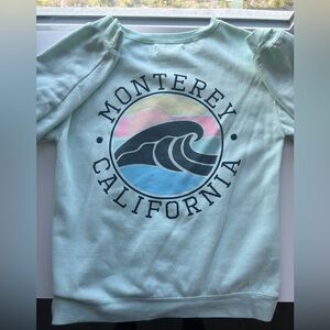 Monterey Mint Green Graphic Sweatshirt